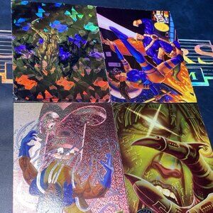 Marvel X-Men Limited Insert Cards Lot Wolverine Psylocke Vallejo Prism